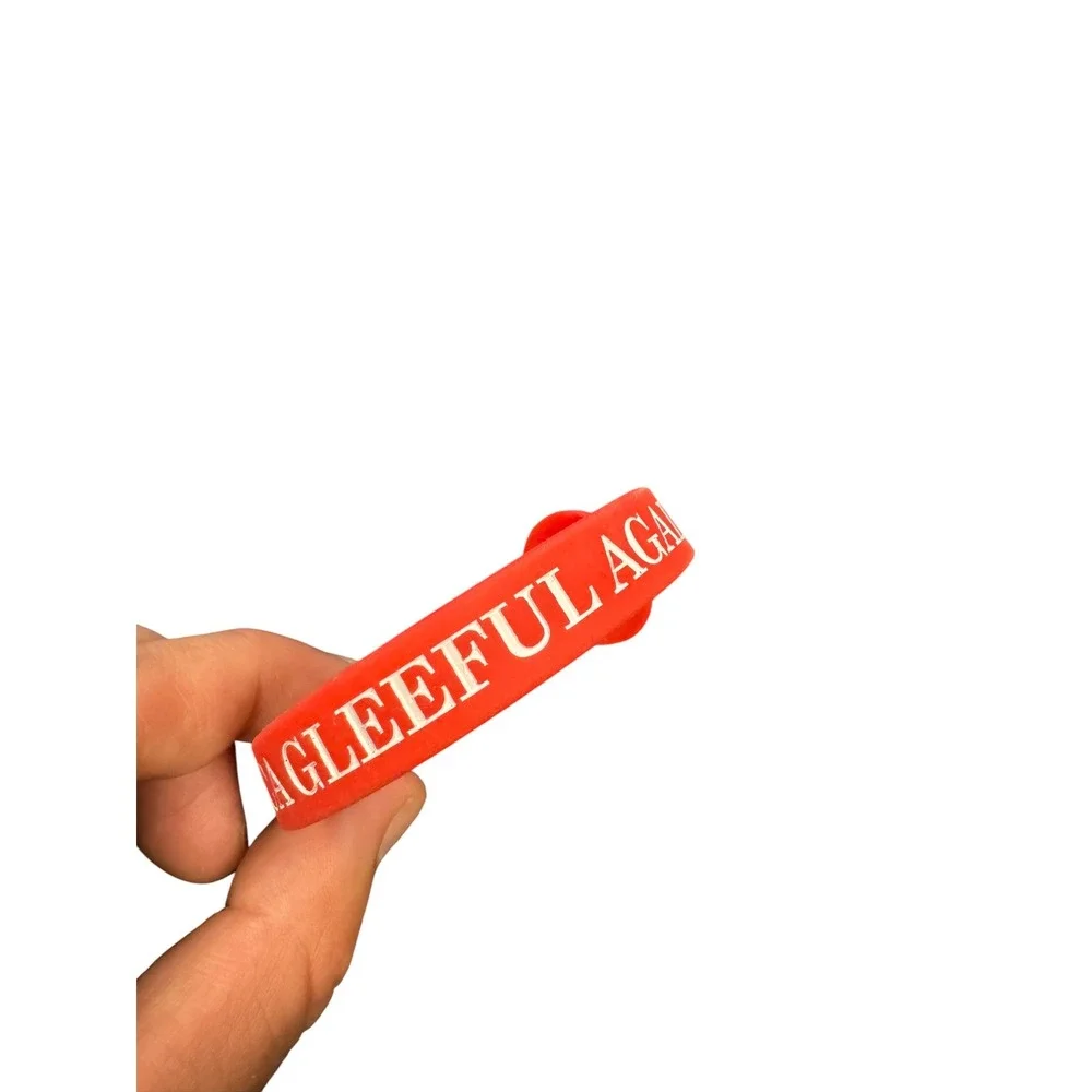 Sniper Gang Wristband Unisex OS Red Excellent Make America Gleeful Again SG Logo